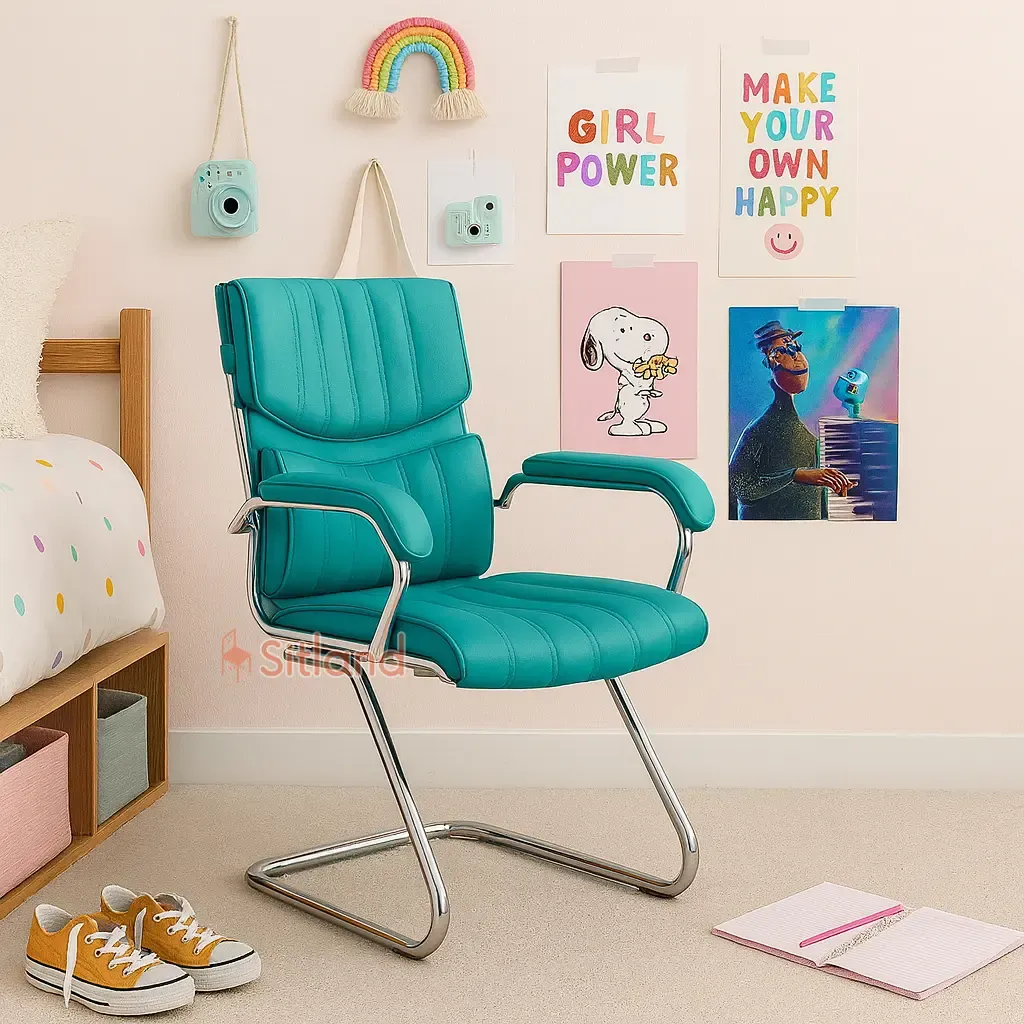 صندلی کنفرانس 5135 | جنس پایه و فریم: فلزی | دارای تنوع رنگی بالا | با روکش چرم درجه1 | گارانتی3 ساله | سیتلند