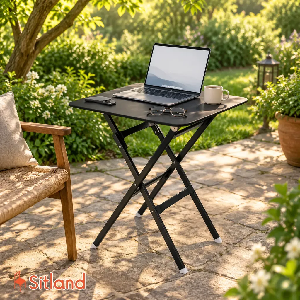 میز لپ تاپ تاشو جمع شونده برای کار در فضای باز و محیط‌های آرام | خرید قسطی و نقدی میز مطالعه تاشو در سیتلند