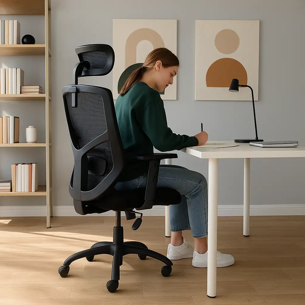 صندلی اداری پشت توری | صندلی چرخدار طبی و ارگونومیک | دارای تنظیمات کامل | فروشگاه سیتلند