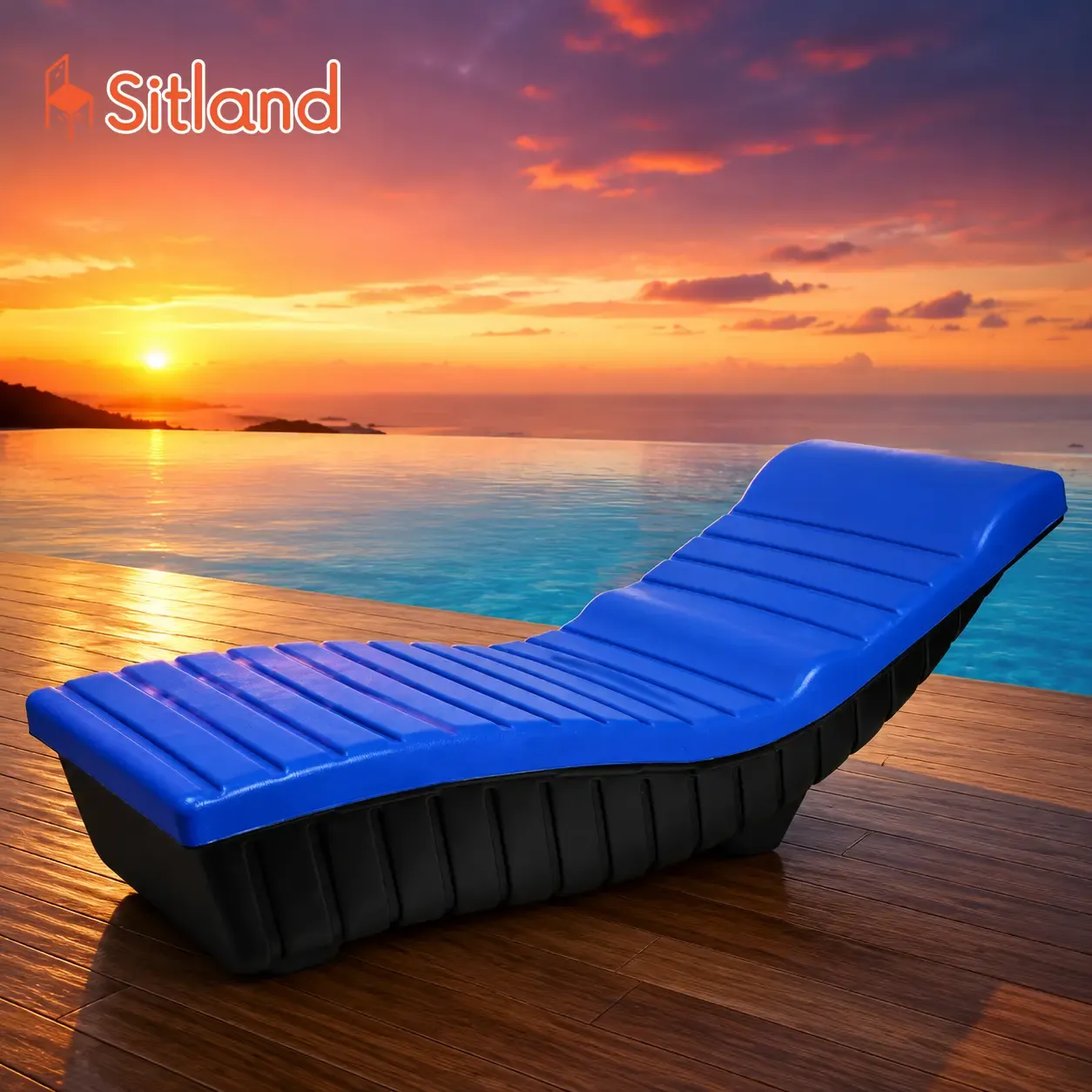 خرید تخت استخری لوکس مدل سارو برای ویلا و کنار استخر با طراحی ارگونومیک و مقاوم در برابر نور خورشید