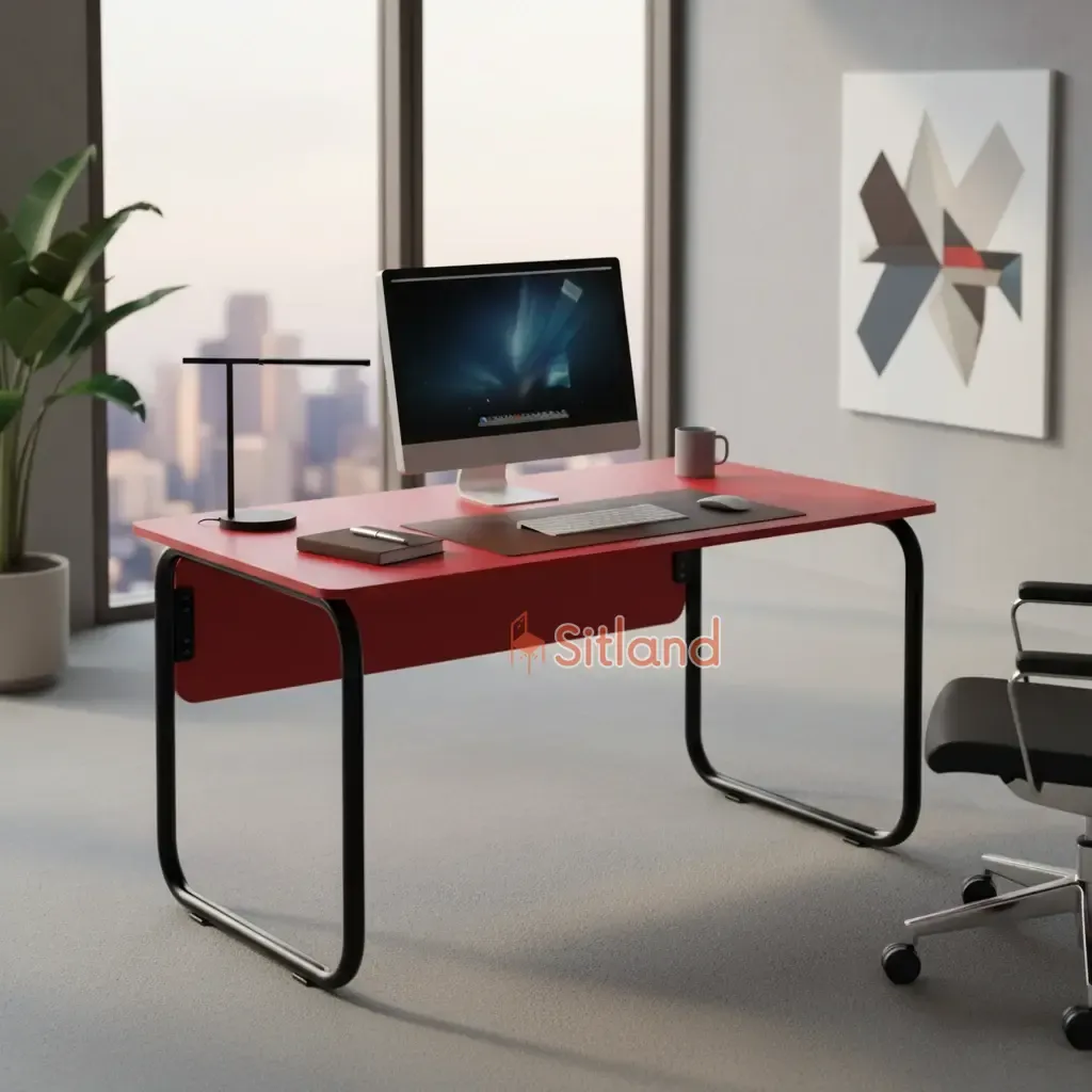 میز کامپیوتر مینیمال | میز تحریر با دو سایز استاندارد | میزمطالعه با رنگبندی متنوع | میز اداری MDF | خرید قسطی میز کامپیوتر در سیتلند