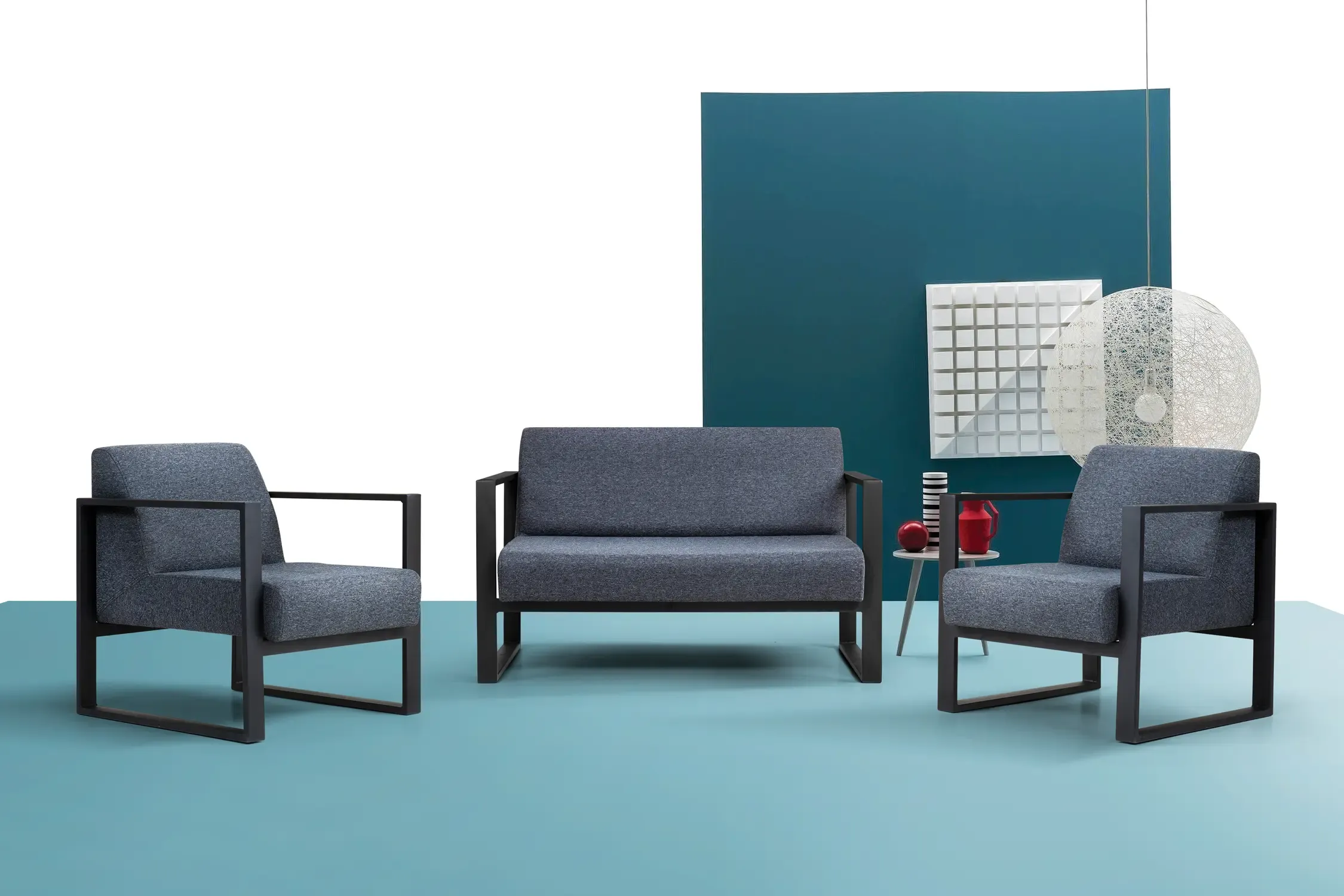 مبلمان مینیمال بامو | رنگبندی متنوع | مناسب اتاق اداری و لابی و خانگی | با گارانتی سه ساله | فروشگاه سیتلند