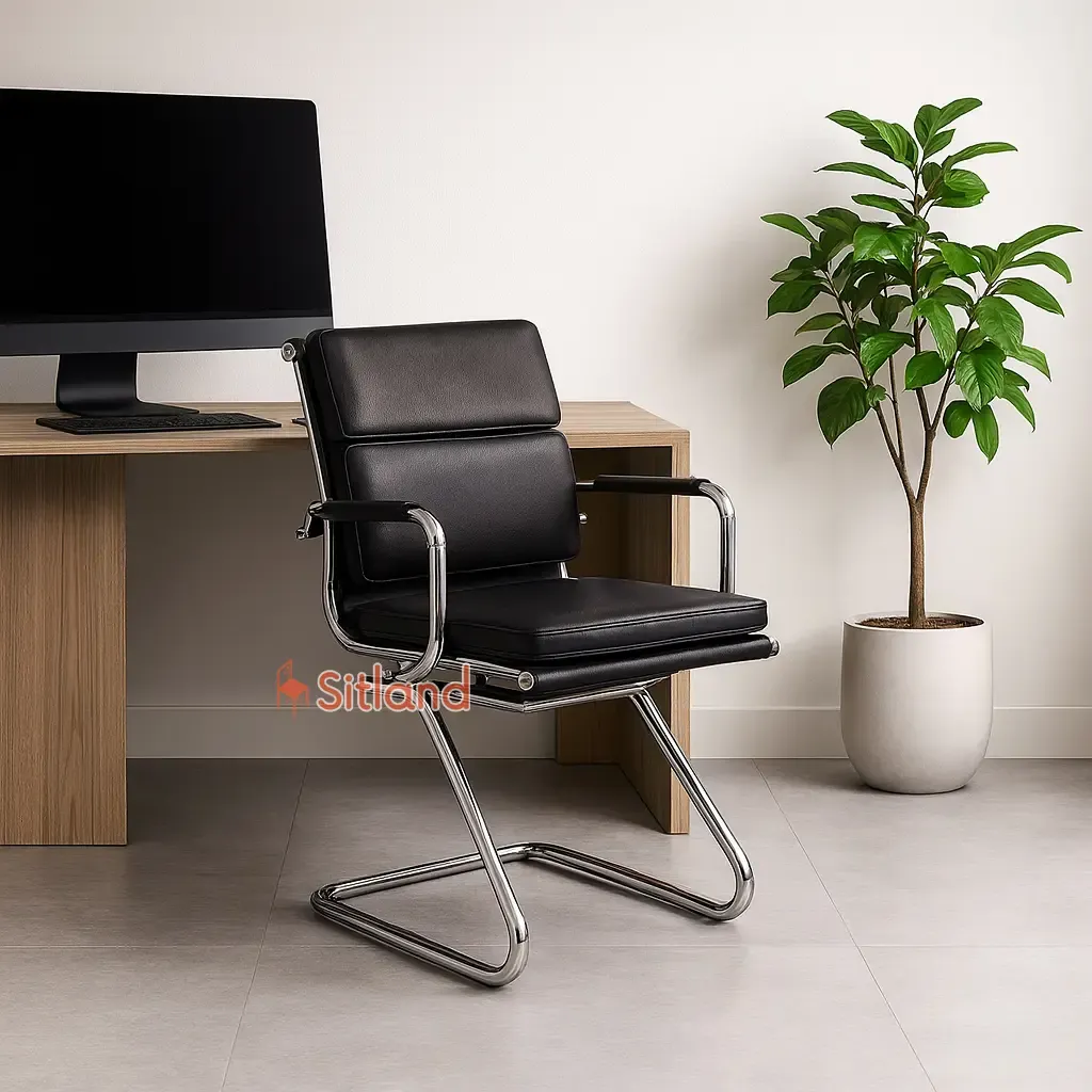 صندلی کنفرانس 7130 قابل سفارش با جنس پارچه و چرم درجه1 | پایه و فرم فلزی | گارانتی ۳ سال گارانتی در فروشگاه سیتلند
