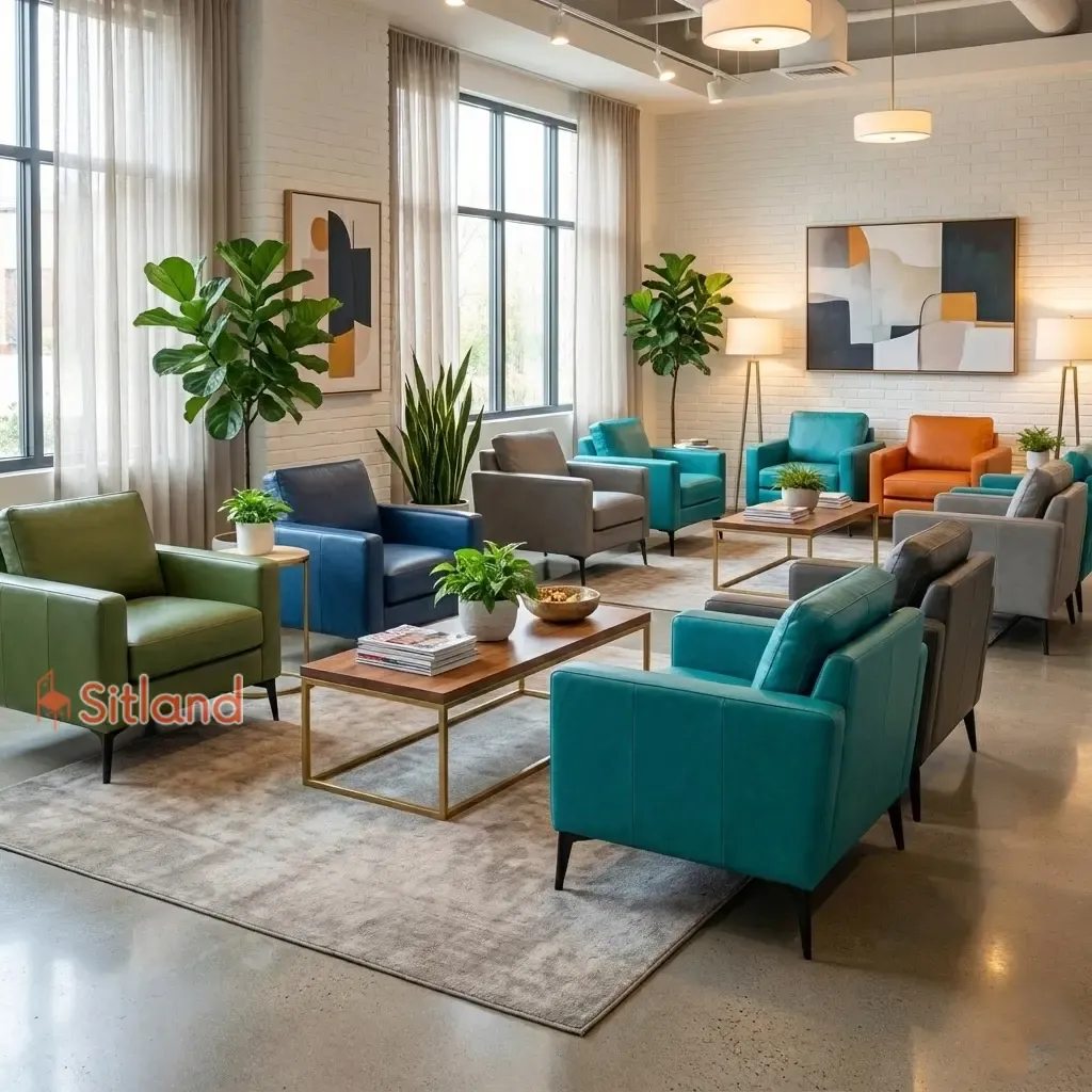 مبل تک نفره اسپرت مینیمال | قابل سفارش با روکش چرم یا پارچه | مبل راحتی با فریم فلزی رنگ مشکی | گارانتی3ساله در سیتلند