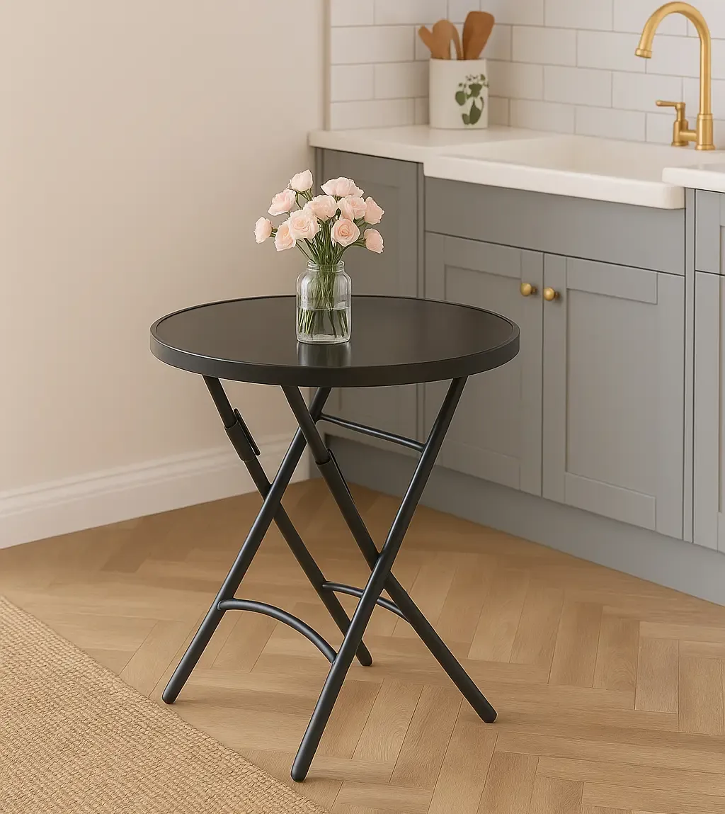 میر تاشو کمجا نگین | جنس صفحه شیشه نشکن | جنس پایه فلزی لاستیک صدا گیر دارد | فروشگاه سیتلند