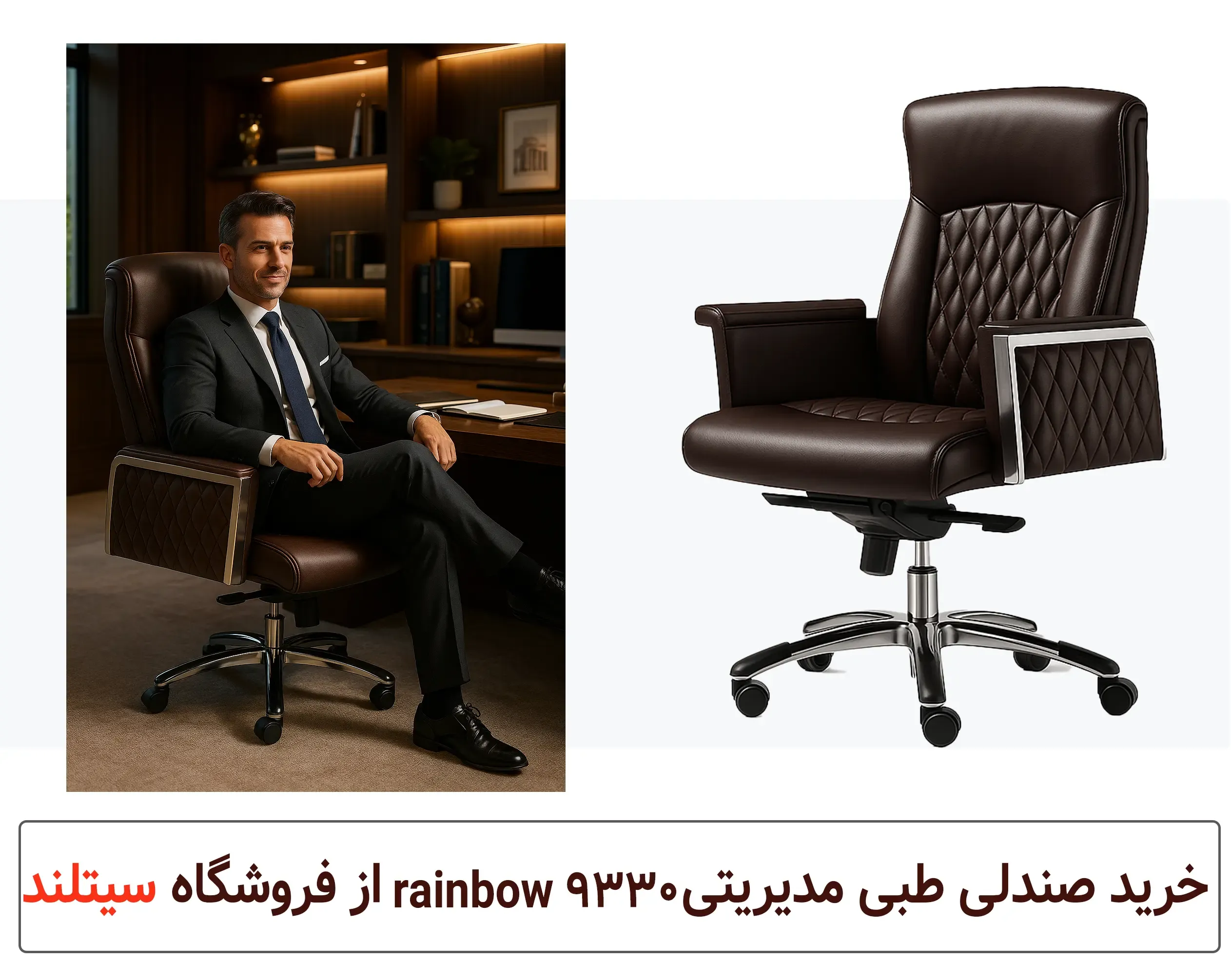 صندلی چرخدار طبی | ارگونومیک، مناسب کمردرد | با تنظیمات کامل | قابل سفارشی‌سازی | با گارانتی فروش در سیتلند