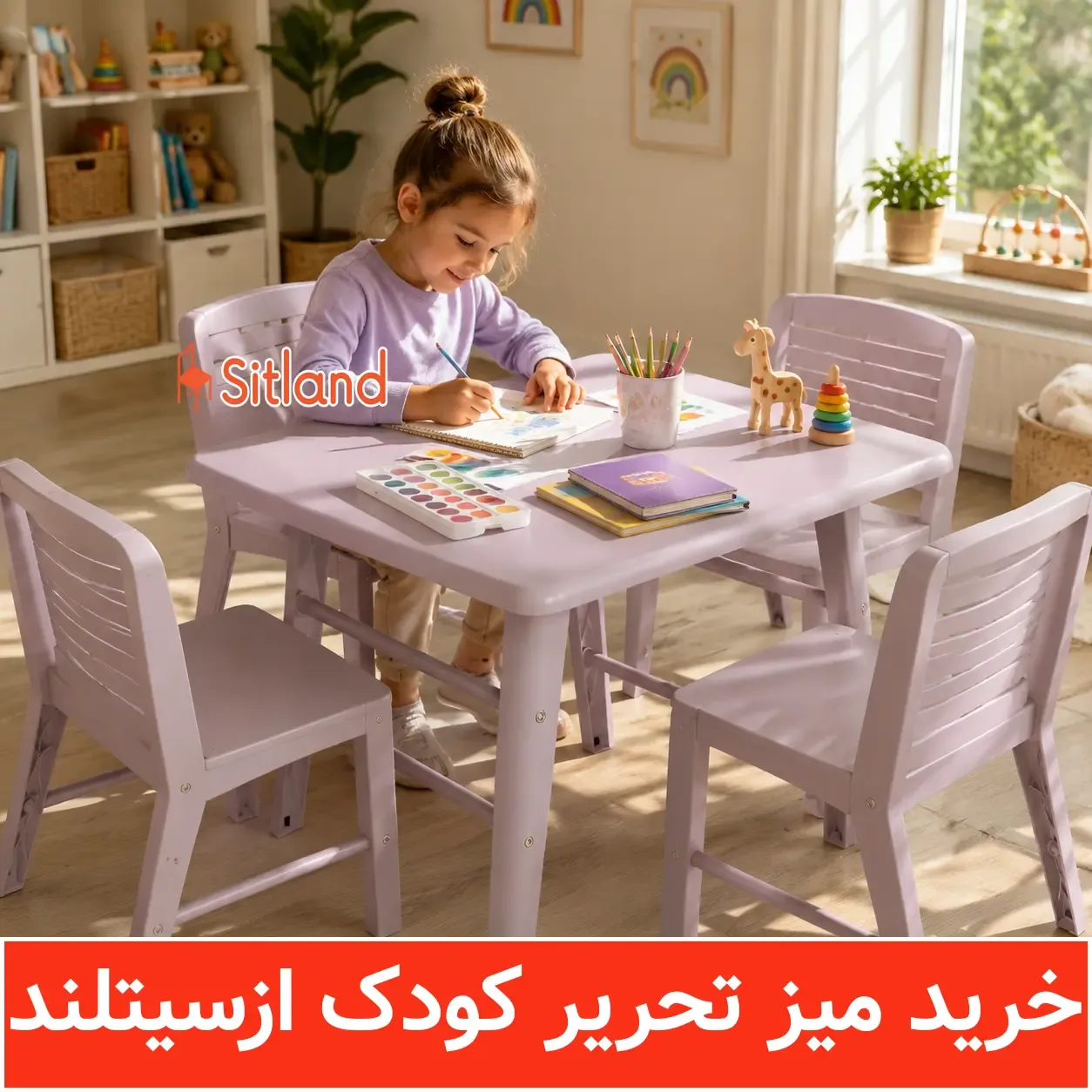 میز مهدکودکی مقاوم برای محیط‌های آموزشی گروهی | میز مهدکودکی مقاوم برای محیط‌های آموزشی گروهی