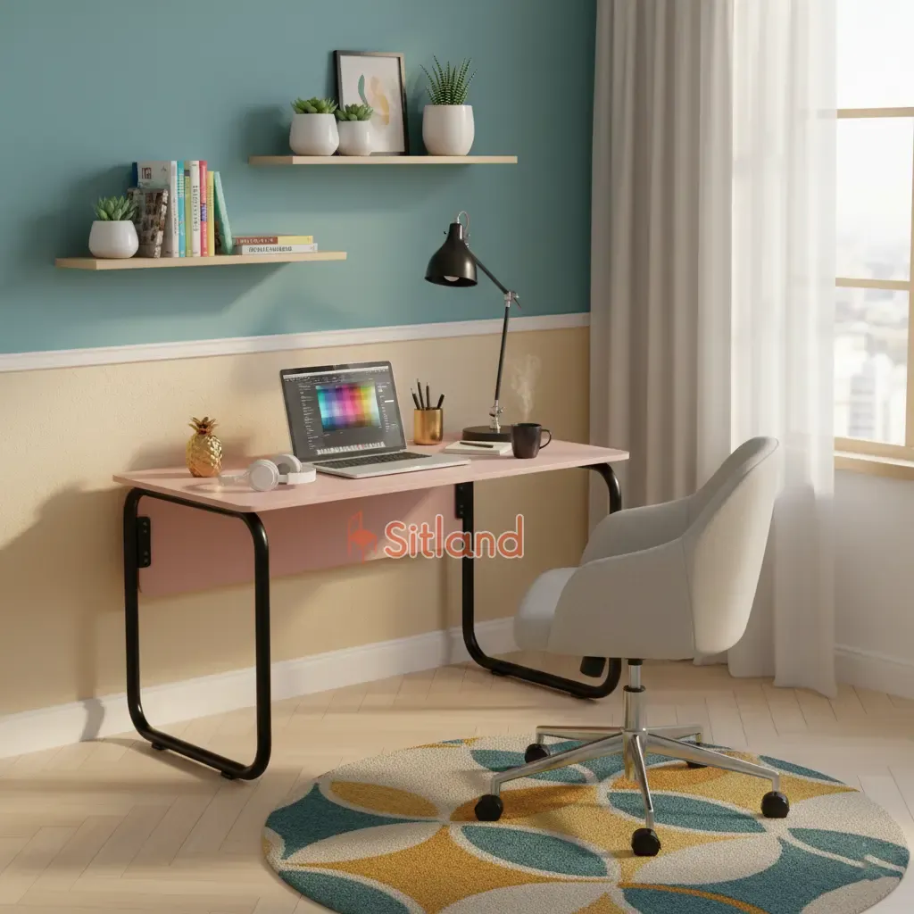 میز کامپیوتر مینیمال | میز تحریر با دو سایز استاندارد | میزمطالعه با رنگبندی متنوع | میز اداری MDF | خرید قسطی میز کامپیوتر در سیتلند