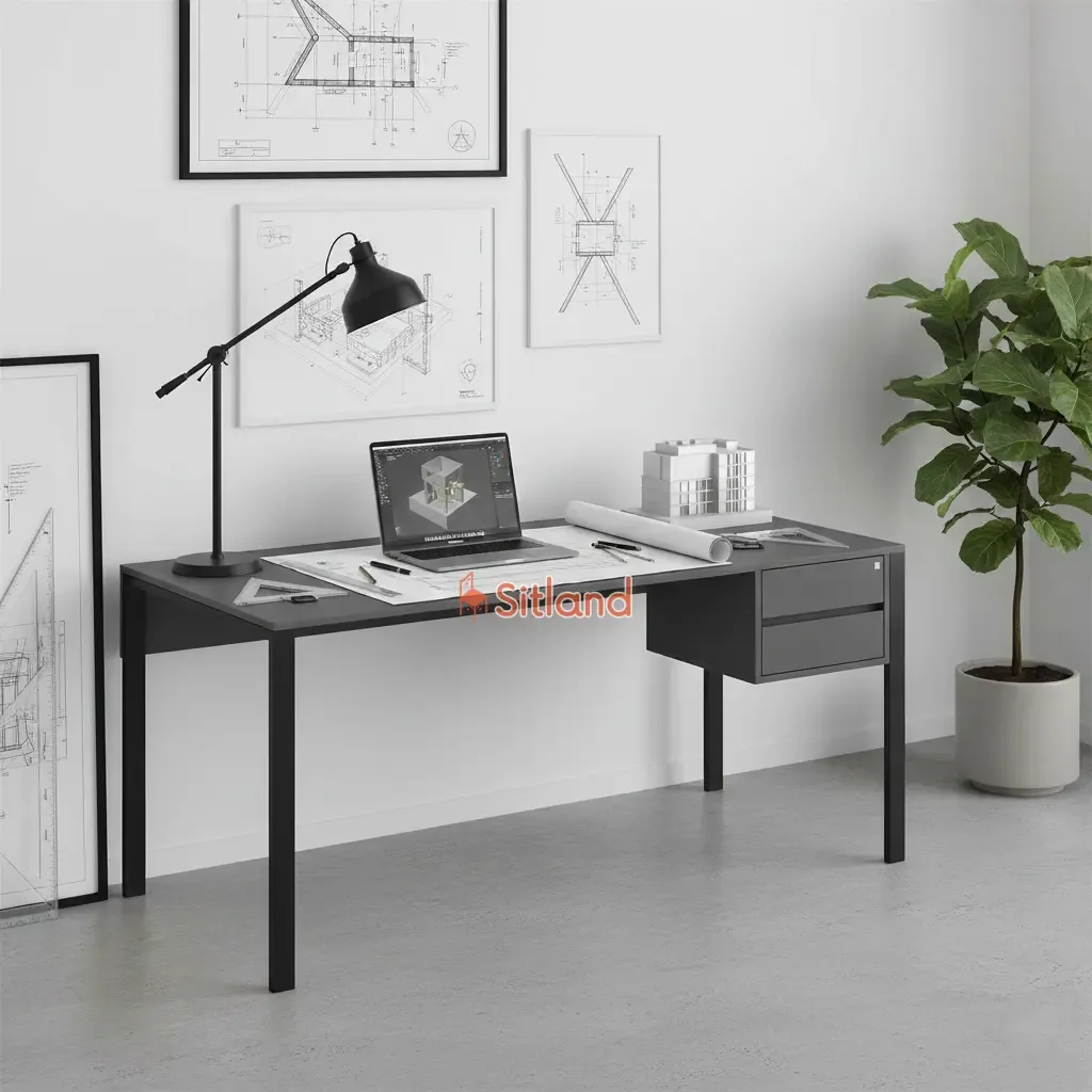 بهترین میز تحریر کشودار | میز مطالعه در رنگبندی متنوع | میز کامپیوتر MDF مینیمال و شیک | 3سال گارانتی سیتلند