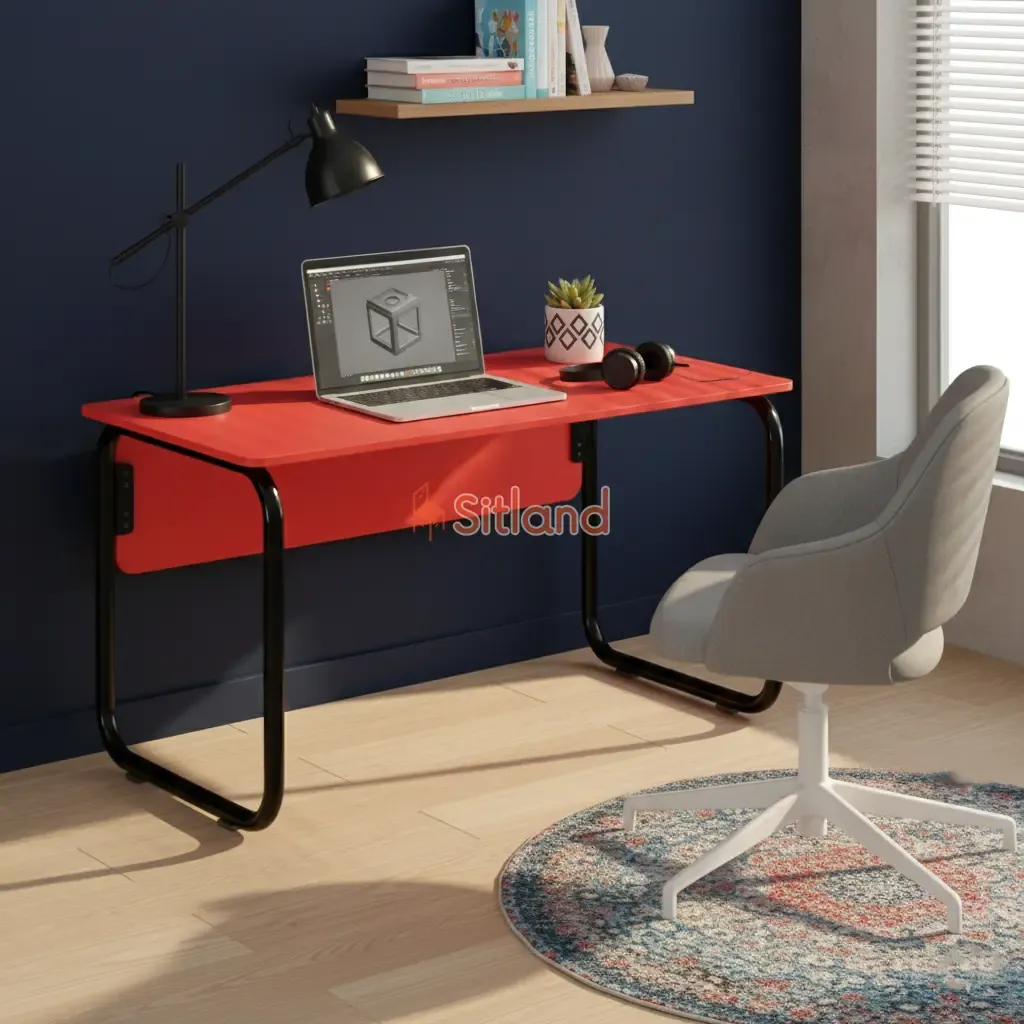 میز کامپیوتر مینیمال | میز تحریر با دو سایز استاندارد | میزمطالعه با رنگبندی متنوع | میز اداری MDF | خرید قسطی میز کامپیوتر در سیتلند