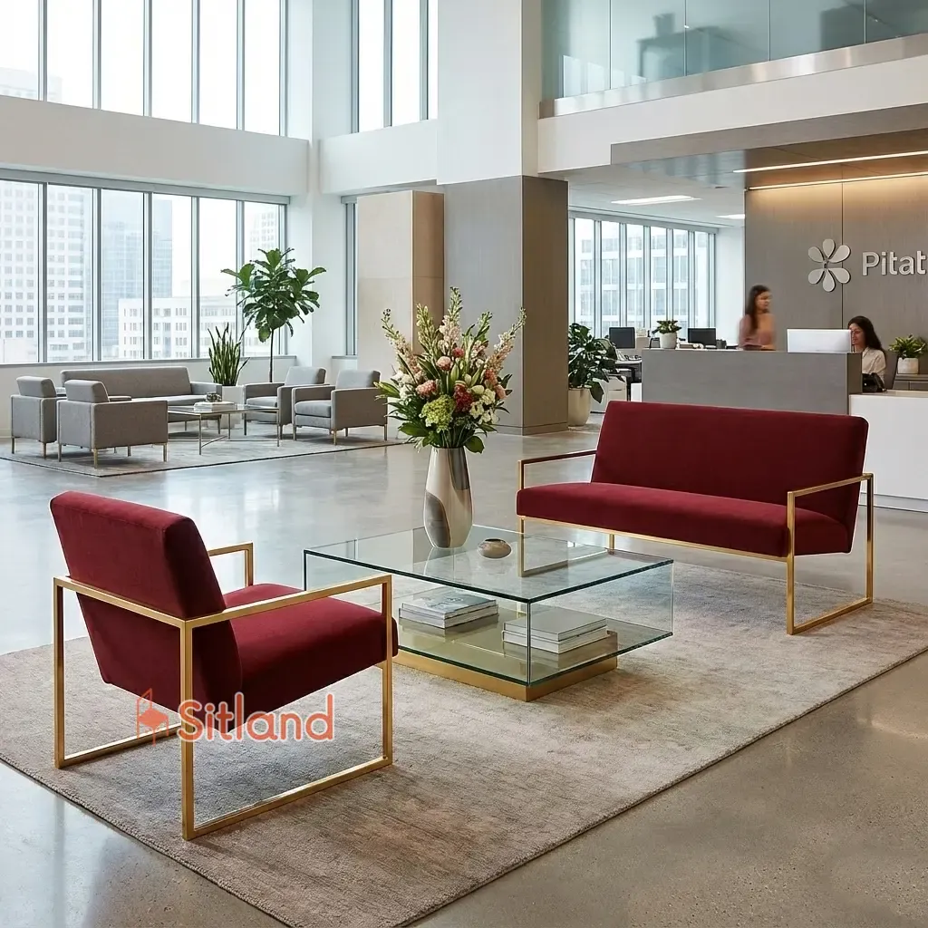 بهترین مبل مینیمال یکنفره | فریم فلزی رنگ کروم | پشتی: فوم ممول،روکش مخملی با رنگ بندی | گارانتی3ساله در سیتلند