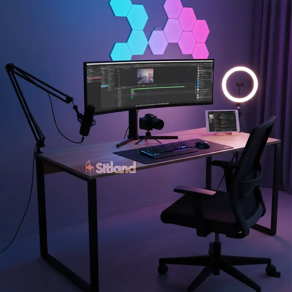 میز تحریر شیک لارس | میز مطالعه مدرن با رنگبندی | گارانتی3ساله سیتلند | خرید قسطی میز تحریر | میز تحریر mdf