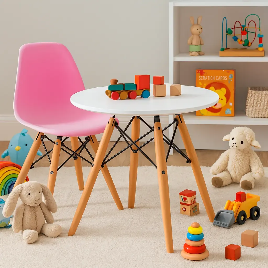 میز کودک ایفلی پرنسا | جنس صفحه: MDF با روکش PVC وکیوم| جنس پایه: ترکیب چوب و فلز| فروشگاه سیتلند