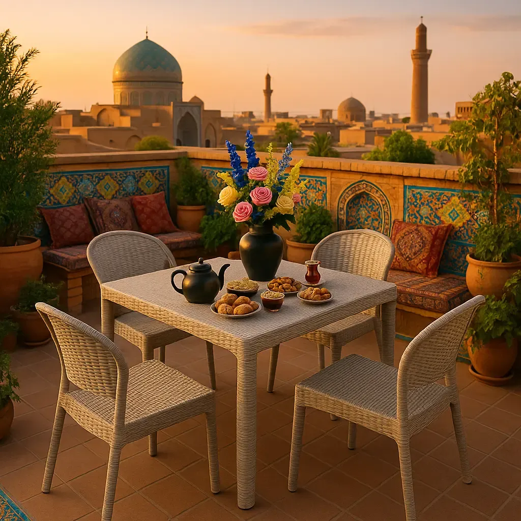 میز پلاستیکی سبک و قابل حمل برای فضای باز