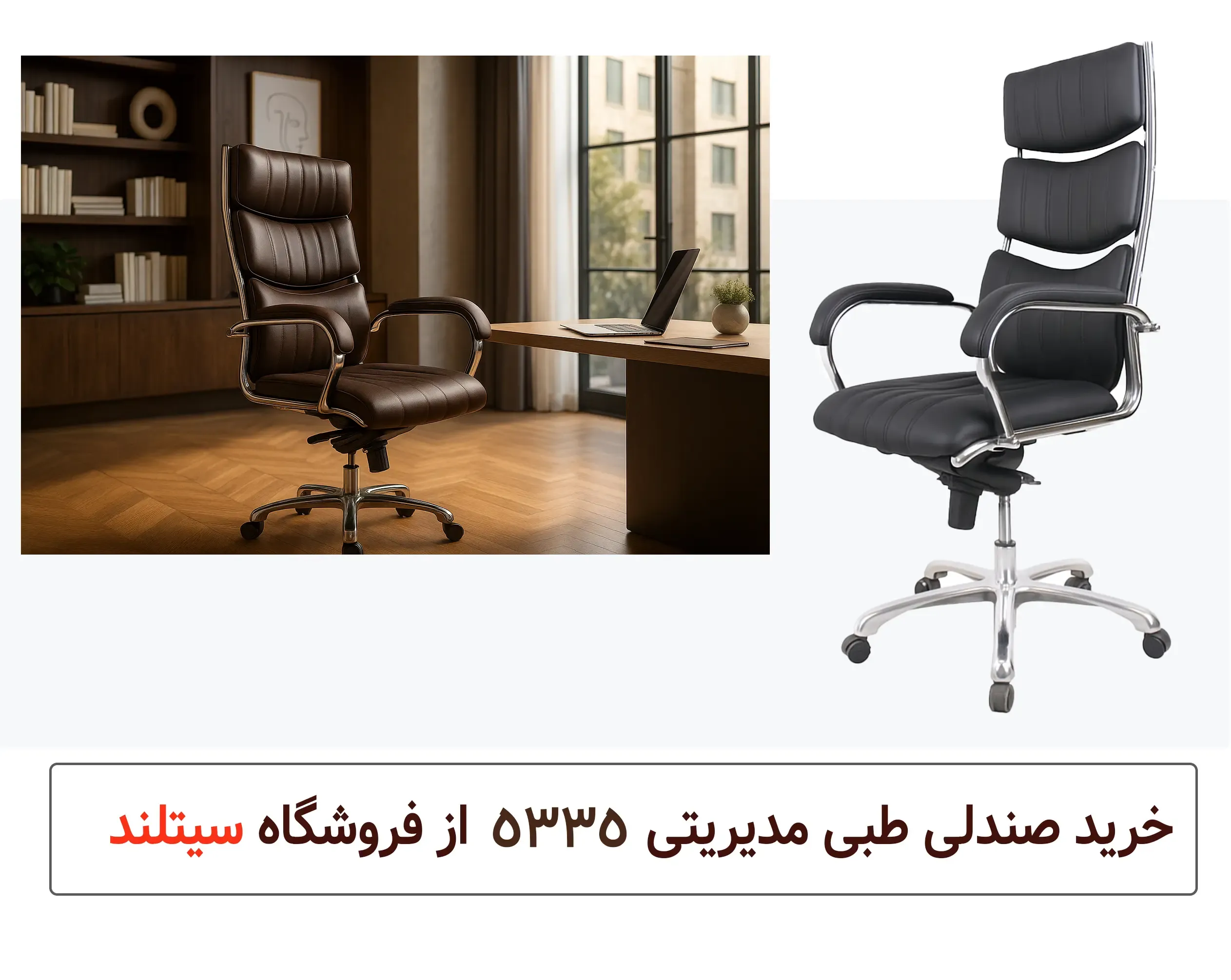 قیمت و خرید بهترین صندلی طبی مدیریتی snycroni5335 با تنظیمات کامل و طراحی شیک | ضمانت سیتلد