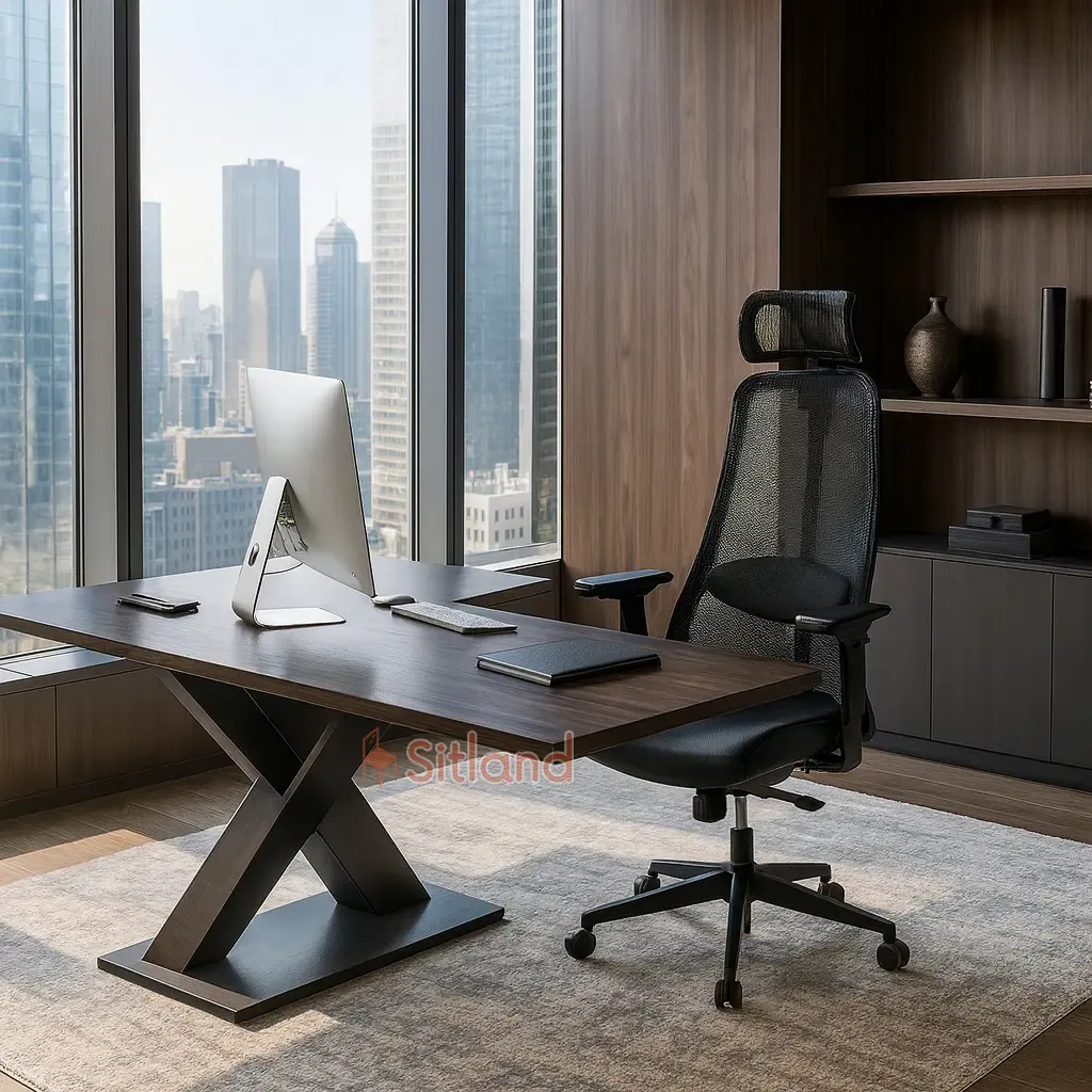 صندلی کامپیوتر طبی 520M | مش تنفسی ضدتعریق | فوم سرد با کیفیت بالا| دستهها قابل تنظیم | صندلی اداری چرخدار | فروشگاه سیتلند