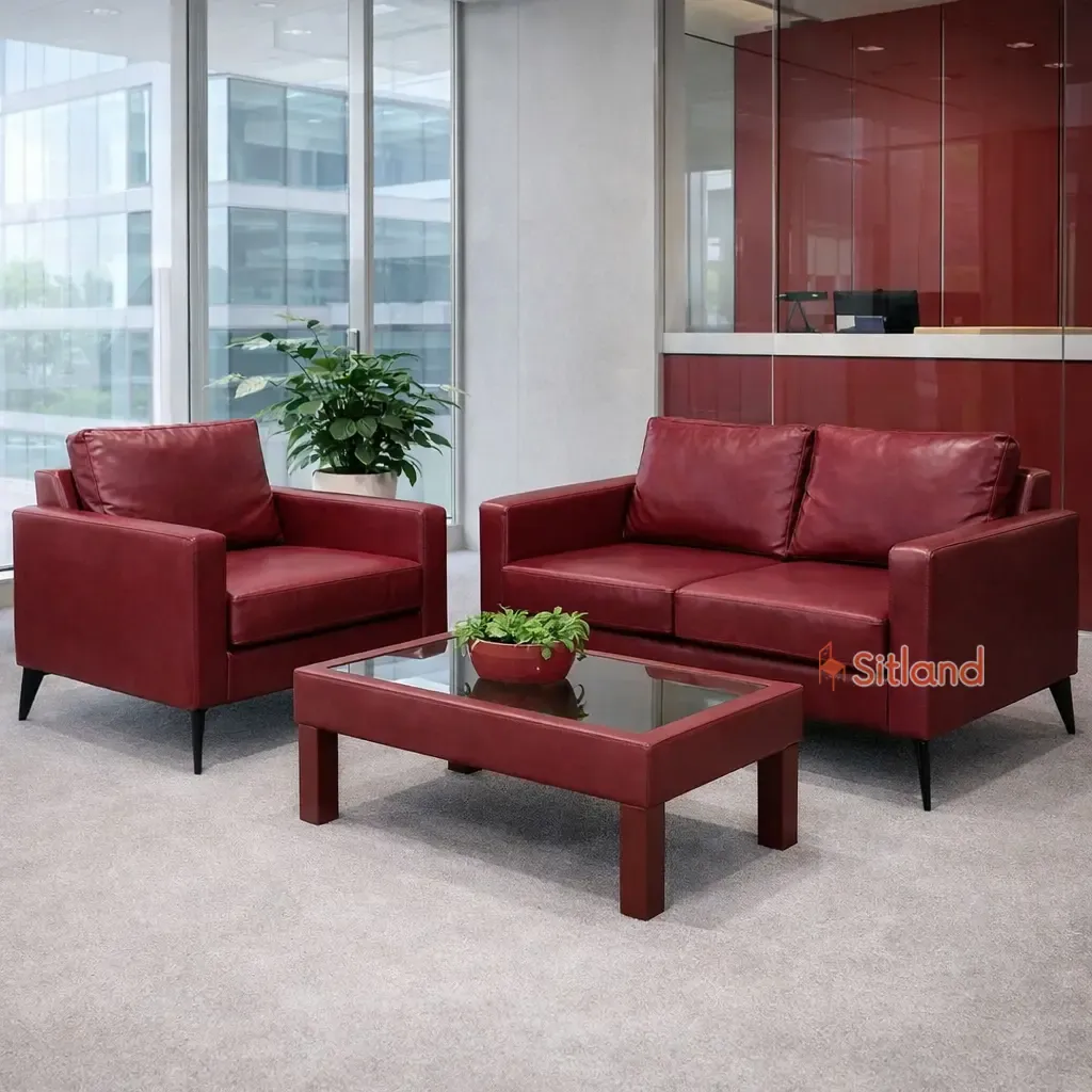 مبل تک نفره اسپرت مینیمال | قابل سفارش با روکش چرم یا پارچه | مبل راحتی با فریم فلزی رنگ مشکی | گارانتی3ساله در سیتلند