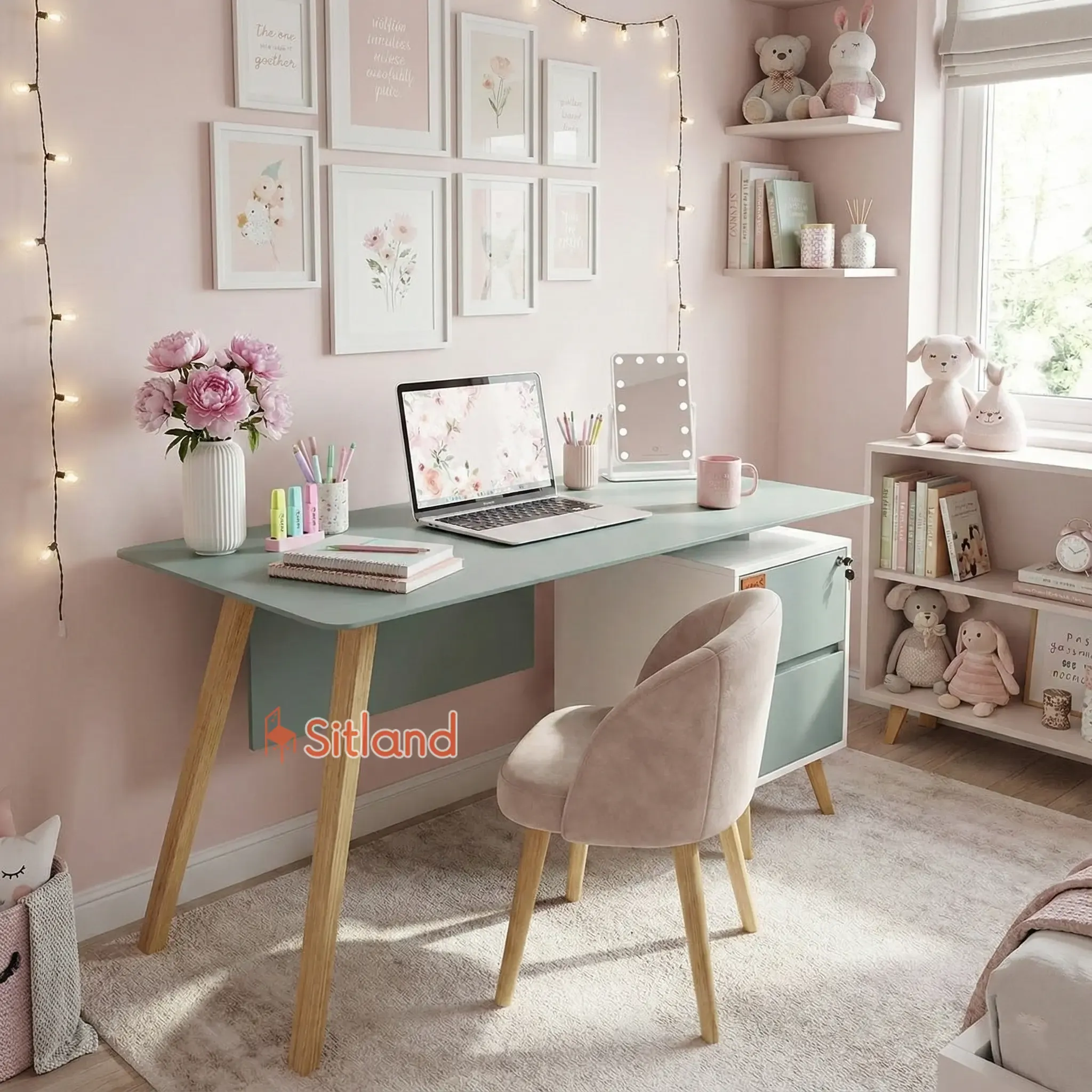 بهترین میز کامپیوترMDF و چوب راش | میز اداری دارای فایل و پنل | خرید قسطی | در دونوع MDF تیپ AوB | رنگ‌بندی متنوع | گارانتی 3ساله سیتلند