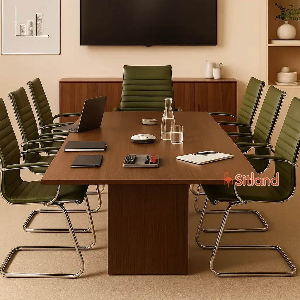 بهترین صندلی کنفرانسی | قابل سفارش با پارچه یا چرم در تنوع رنگی بالا | گارانتی: ۳ سال گارانتی سیتلند + ۱ سال گارانتی جک در فروشگاه سیتلند