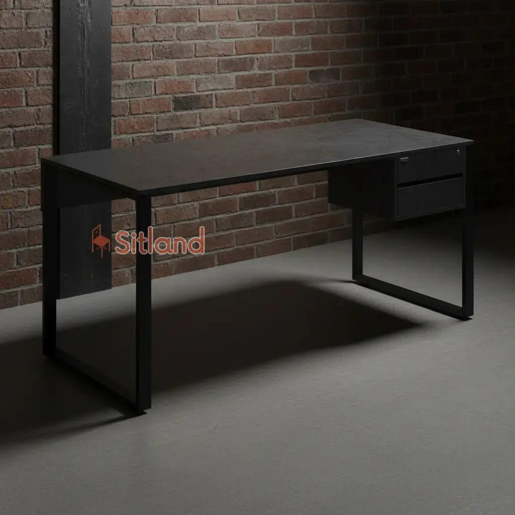 بهترین میز تحریر با کشو | میز مطالعه با رنگ بندی | میزاداری MDF | میز تحریر mdf و پایه فلزی |خرید میز مطالعه قسطی