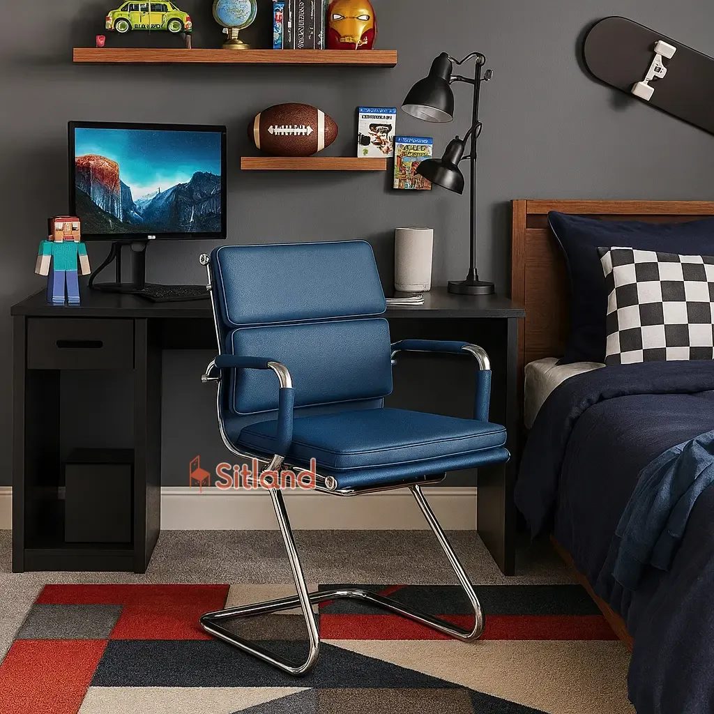 صندلی کنفرانس 7130 قابل سفارش با جنس پارچه و چرم درجه1 | پایه و فرم فلزی | گارانتی ۳ سال گارانتی در فروشگاه سیتلند