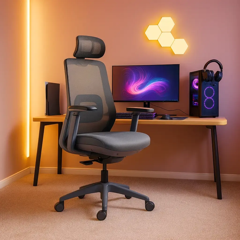 صندلی اداری پشت توری | صندلی چرخدار طبی و ارگونومیک | دارای تنظیمات کامل | فروشگاه سیتلند