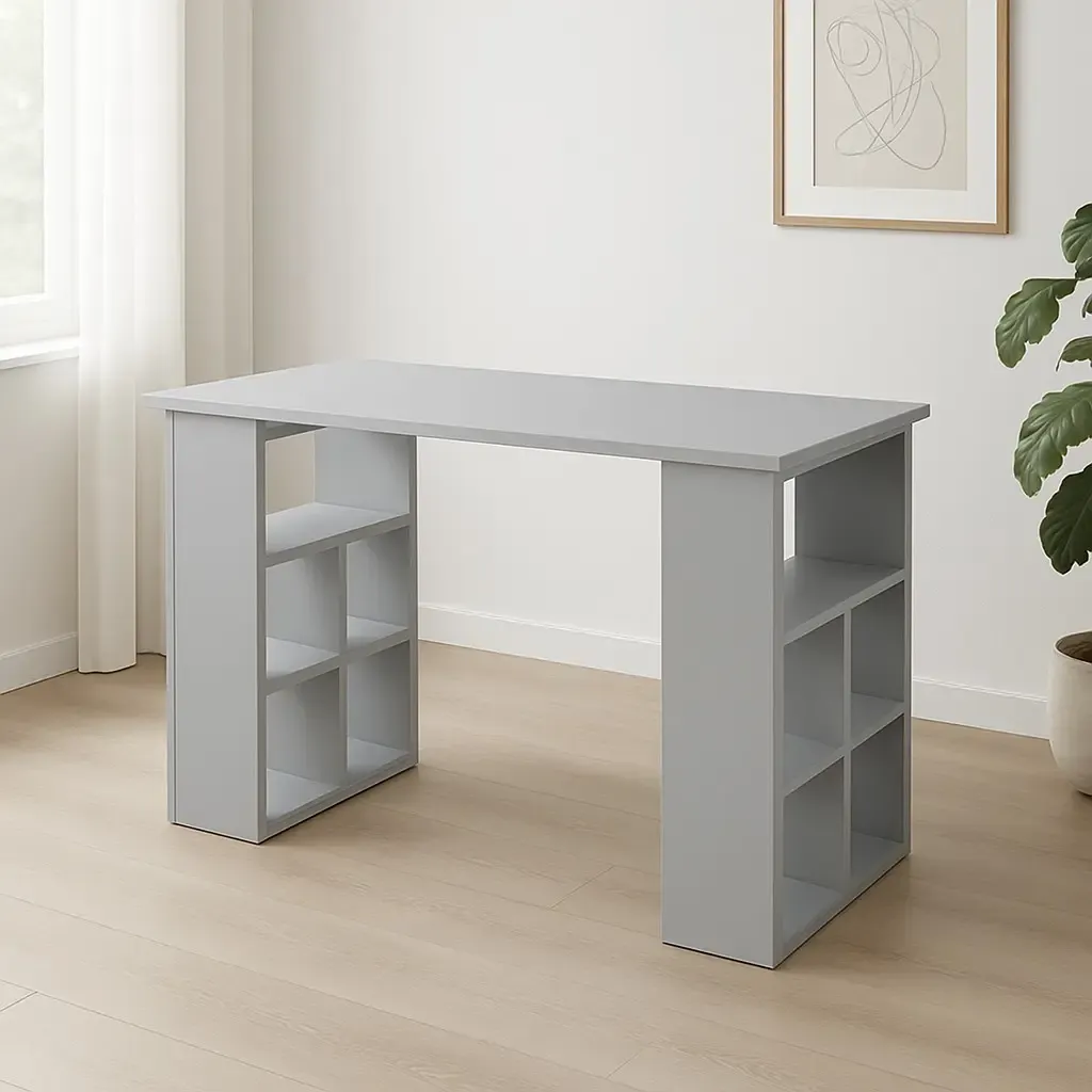 خرید میز تحریر کمجا مدل کتابخانه دار | MDF مقاوم و ضد خش | قابل سفارشیسازی، تنوع رنگی بالا | با گارانتی در فروشگاه سیتلند