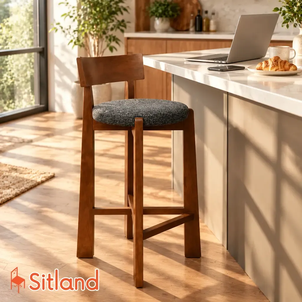 استفاده از صندلی اپن چوبی لونا در سبک زندگی روزمره و صبحگاهی