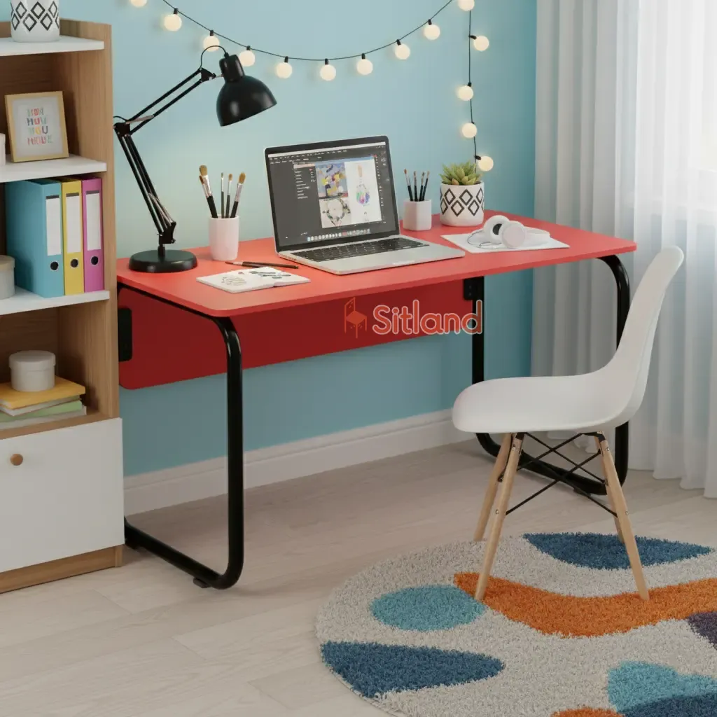 میز کامپیوتر مینیمال | میز تحریر با دو سایز استاندارد | میزمطالعه با رنگبندی متنوع | میز اداری MDF | خرید قسطی میز کامپیوتر در سیتلند