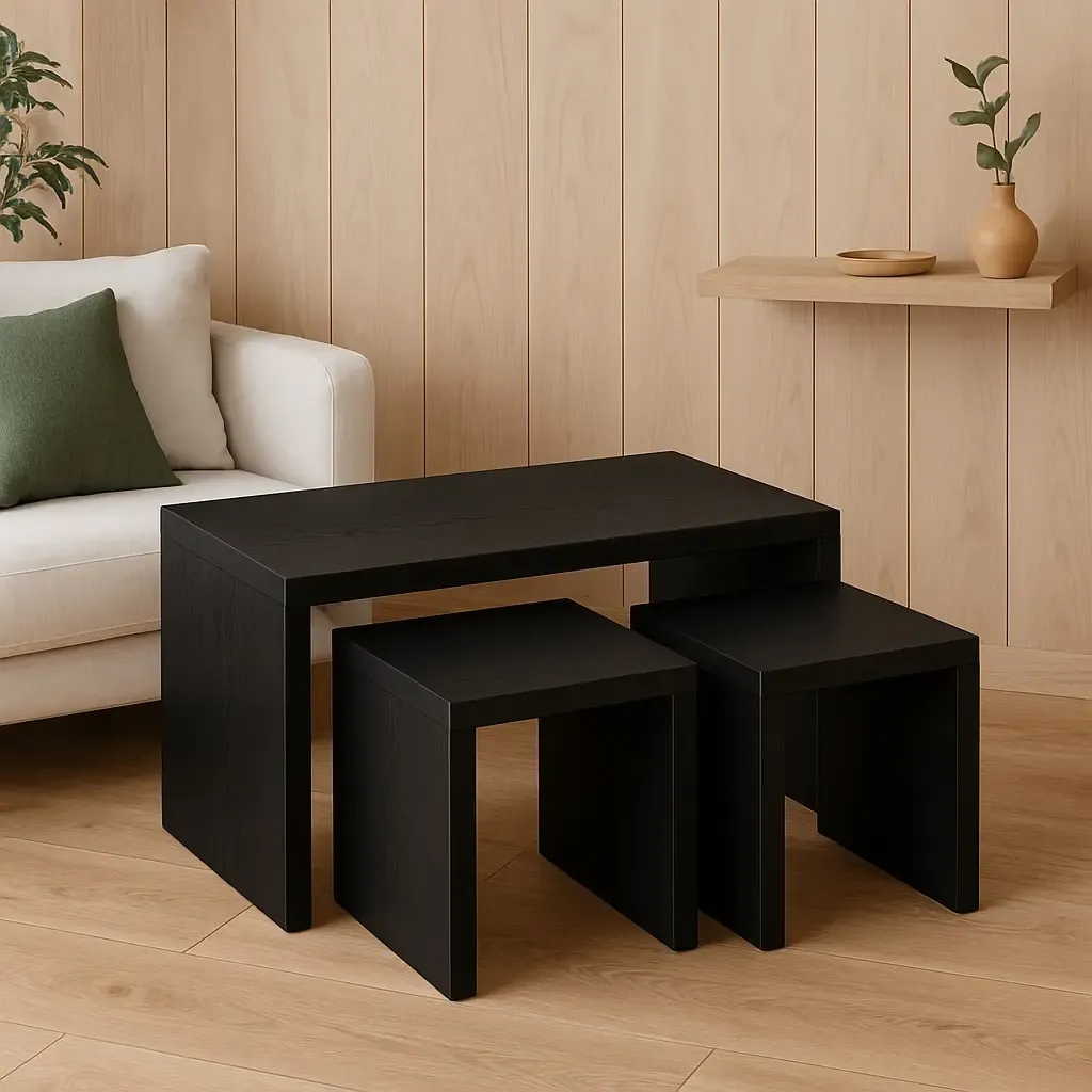 خرید میز جلومبلی اداری با 2 عدد میز عسلی | در رنگهای متنوع | مناسب محیط اداری و خانه | همراه با گارانتی از فروشگاه سیتلند