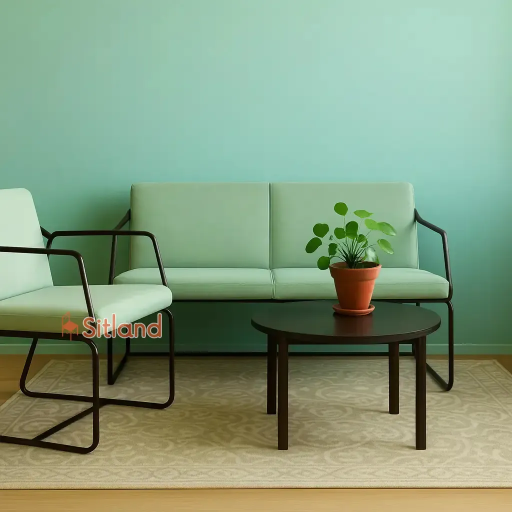 مبل مینیمال تک نفره سالید با فریم فلزی | قابل سفارش با روکش چرم یا مخمل در رنگبندی متنوع | با گارانتی3ساله در فروشگاه سیتلند