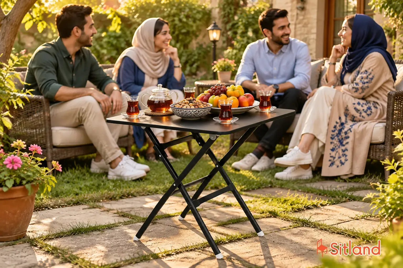 میز تاشو پلیمری ایده‌آل برای دورهمی‌های دوستانه در فضای باز | خرید قسطی و نقدی میز مطالعه تاشو در سیتلند