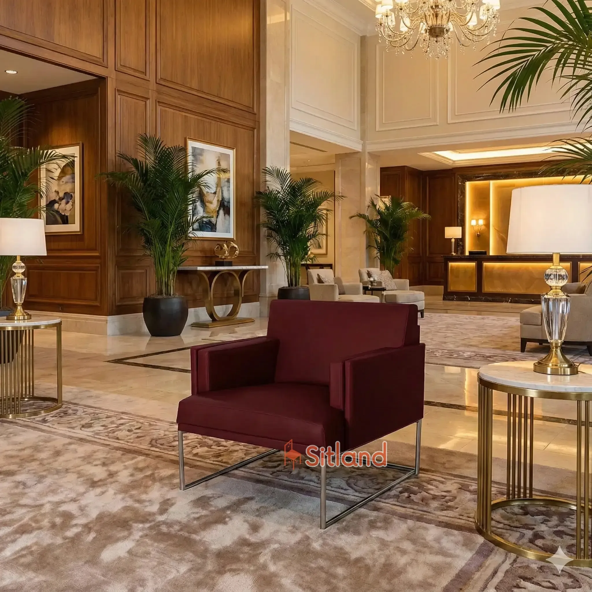 مبل مینیمال یک نفره | جنس روکش چرم درجه1 با 12 رنگ متنوع | قابلیت ست با کامفورت2 و3 نفره | فریم فلزی | با گارانتی3ساله در فروشگاه سیتلند