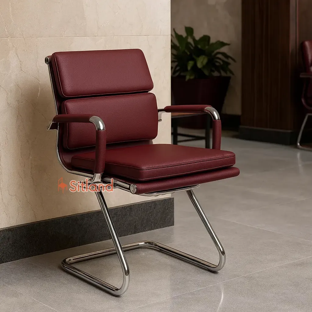 صندلی کنفرانس 7130 قابل سفارش با جنس پارچه و چرم درجه1 | پایه و فرم فلزی | گارانتی ۳ سال گارانتی در فروشگاه سیتلند