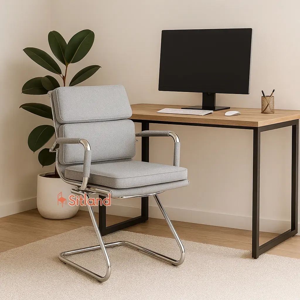 صندلی کنفرانس 7130 قابل سفارش با جنس پارچه و چرم درجه1 | پایه و فرم فلزی | گارانتی ۳ سال گارانتی در فروشگاه سیتلند