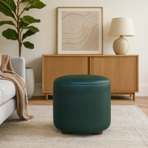پاف پایه دار چرمی ساده سایز 35×38 سانتیمتر | برندبابل‌کارپت